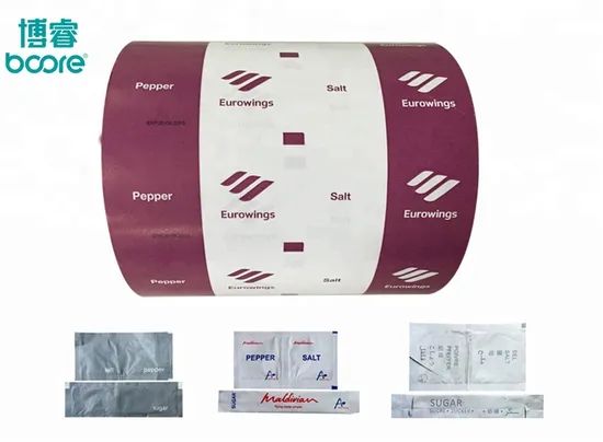 Custom Logo Size Packaging Film Roll PE Coated Sugar Pepper Salt Package - Image 3