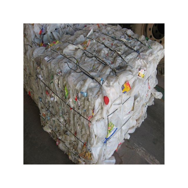 Premium HDPE milk bottle scrap available for bulk supply with clean material - Image 2