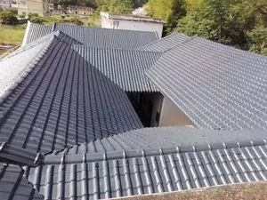 ASA 4 Layers PVC Synthetic Resin Roof Tile Shape Plain Type S Tiles Trademark YQS Origin Jiangsu Color Brick Red HS Code - Image 3