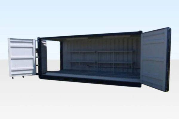 20ft x 8ft Open Side Bunded Storage Container with Mesh Floor - Image 4