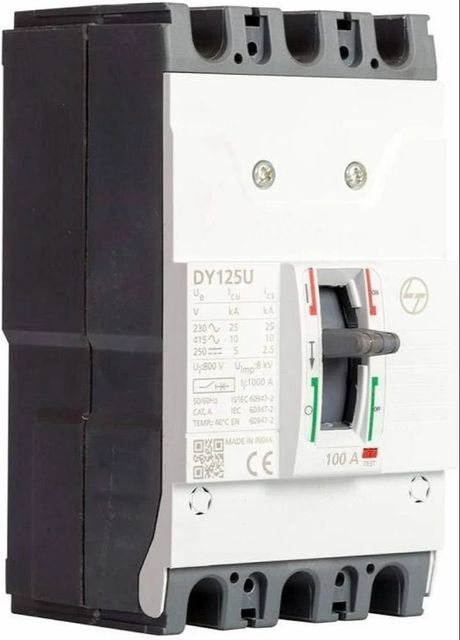 4 Poles Molded Case Circuit Breakers Trip Type Manual No. of Poles 4 Poles Breaking Capacity 15kA Power Range Medium- To High-power - Image 2