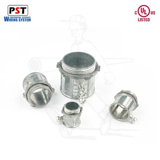 Zinc Die Cast 1/2 3/4 EMT Connector Set Screw Type Conduit Fittings ...