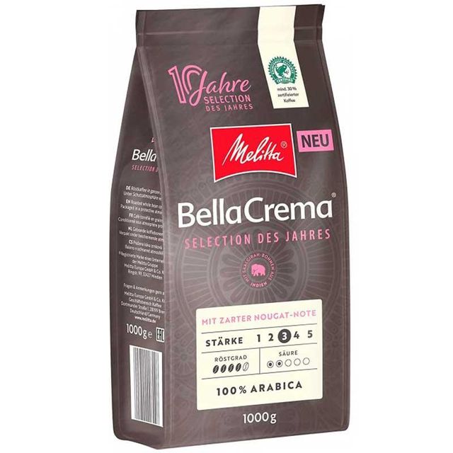 Melitta BellaCrema La Crema Whole Coffee Beans 1kg Roasted coffee in whole beans - Image 2