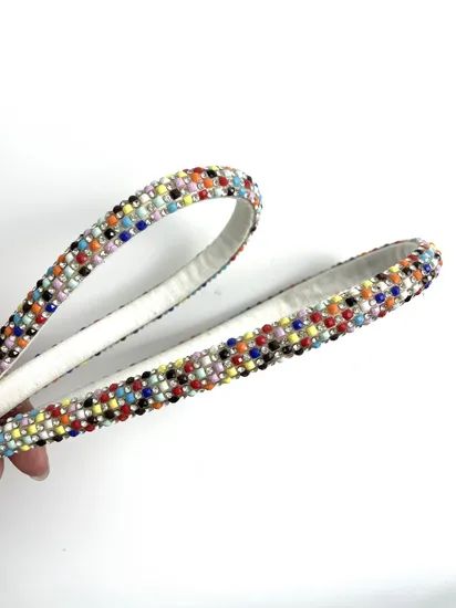 Customized Rhinestone Rope Cotton Core Sandals Decoration Dly Shoe Accessories - Image 5