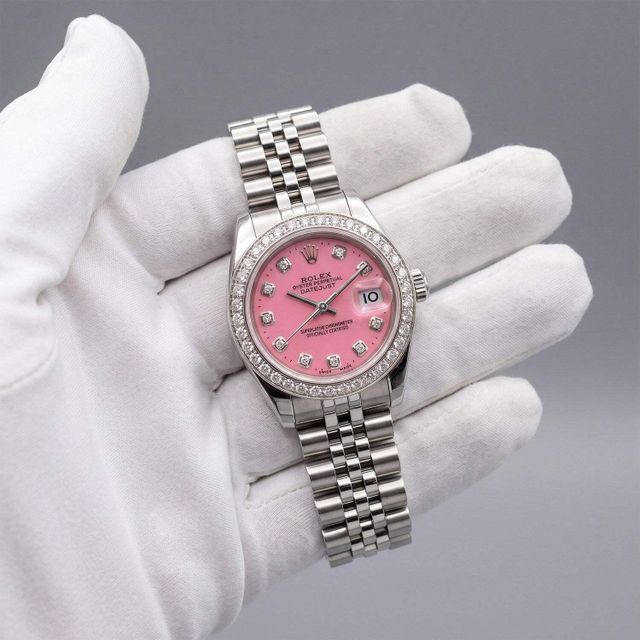 Rolex Datejust 69174 26mm Love Pink Diamond Dial Steel Gold Women's Watch (BOSSLADY ONLY) - Image 3