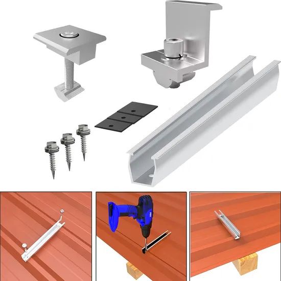 4PCS Mounting Rail Bracket for Flat Roof Solar Panel Module - Image 3