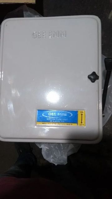 Sheet Metal Switch Fuse Units, For Motor Material Sheet Metal Usage/Application - Image 2