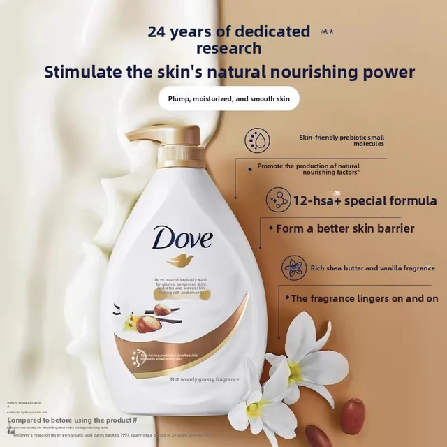 For Dove 1kg Deep Nourishment Body Wash Moisturizing Herbal Gel in Mixed Scents Wholesale Price Large Size - Image 5