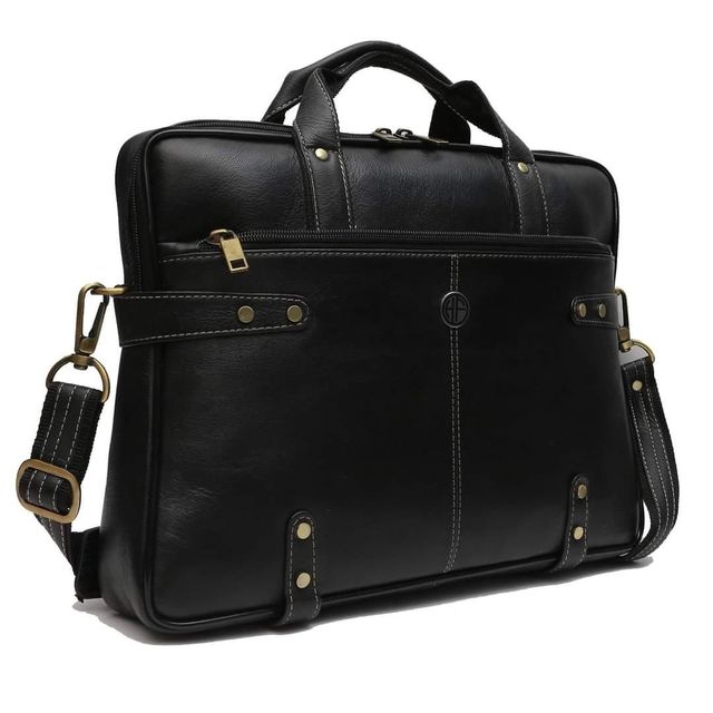 Genune Buffalo Leather Office Bag - Image 3