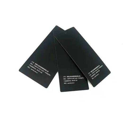 Custom Logo RFID Apparel Tag Fabric Clothing Labels Custom Printed Smart Garment Paper Hang Tag Inventory Solution - Image 6