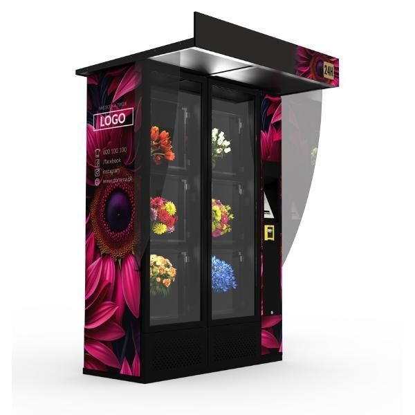 Automatic Rose Flower Vending Machine Fresh Bouquet Dispenser Refrigerated Smart Kiosk for Flower Retail Business - Image 4