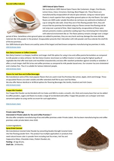 Instant TEA & Coffee powder  Buying Leads, Buyers & Importers - Image 4