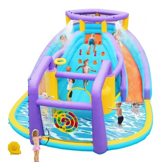 with Slide Jumping Area Interactive Inflatable Bouncers - Image 5