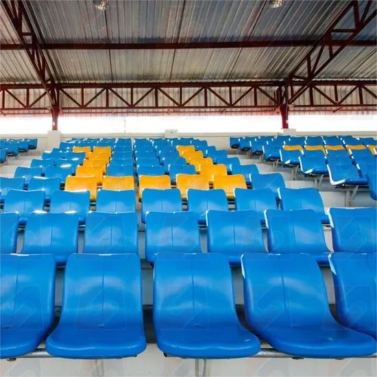 Stadium Sport Fixed Seating Plastic Auditorium Chair for Gym & School Use for Football & Other Sports Bleacher Material - Image 1