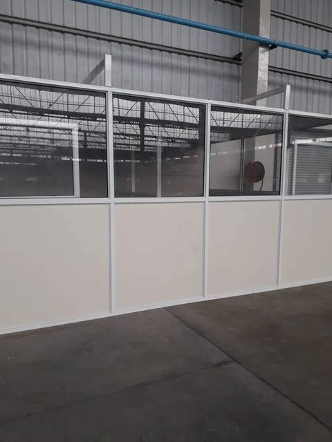 Aluminium Partition Work Size / Details Customized Price Range Rs. 175-190/- Material Aluminum and partition - Image 3