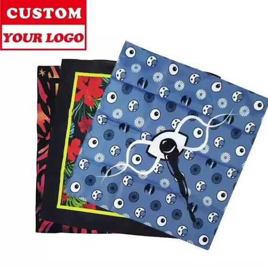 Cheap Customized Solid Color Blank Sublimation Handkerchiefs - Image 1