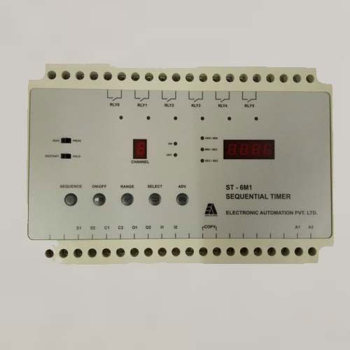 Eapl ST-6M1 Sequential Timer Brand Eapl Model Name/Number ST-6M1 Rated Frequency 50 Hz +- 5% Humidity Max. 85% RH - 40 Deg - Image 1