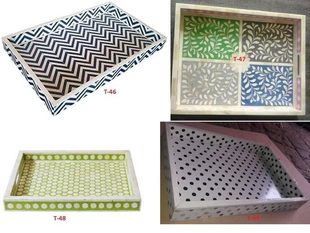 Buffalo Bone Inlay Tray - Image 3