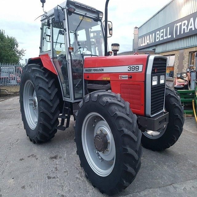 Massey Ferguson 399 Farm Tractor Red 4WD Wheel Type Agricultural Diesel Engine Canopy High Safety Level - Image 1
