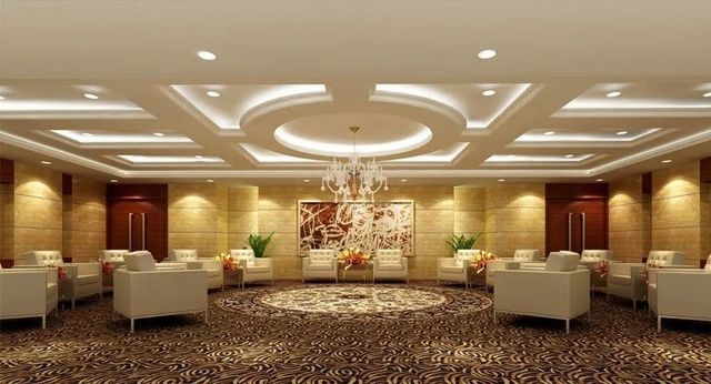 Ceiling Designs Banquet Halls Texture Glossy Finish Mirror Like Toxicity Non-toxic Design Type Customized Durability Highly - Image 1