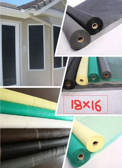 Fiberglass Insect Screen Mesh for Windows and Doors Origin China Model NO. 17*16 Trademark FUHUA Customizable Yes HS Code - Image 1