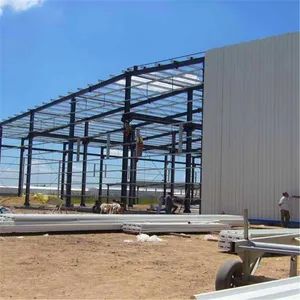 Prefabricated House Large Steel Structure Warehouse with Aluminum Windows - Image 3