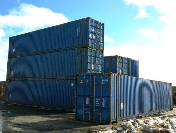 45ft HCPW Shipping Container Blue High Cube Cargo Storage Container for Sale - Image 5