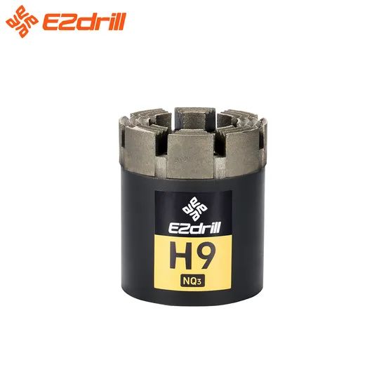 Impregnated Core Drill Bits Nq3 H9 Length 15 HRC -10°-50° Model NO. NQ3 Material Diamond Trademark EZdrill HS Code - Image 1