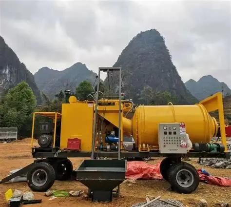 Mobile Asphalt Mixer YHLB-0.7| Portable Asphalt Batching Plant for Road Construction - Image 4