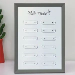 New Design 8 "A4 Nail Display Color Plate Beauty Ciliary Works Plate Nail DIY Photo Frame - Image 3