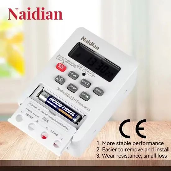 Digital Kg316t Astronomical Electrical Timer Switch 7 Days Programmable Time Controller - Image 1