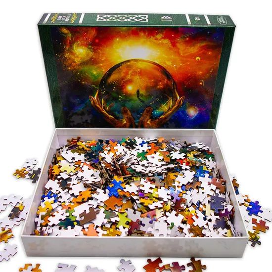 Bubble Pattern Wholesale Custom Adult Jigsaw Puzzles Manufacturer - Image 1