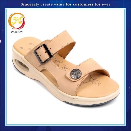 Professional Manufacturer Cow Leather Sandals Gender Women Waterproof No Heel Type Flat Occasion Casual Heel Shape Flat Toe Cap Open - Image 6