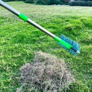 4.2FT Garden Dethatching Rake for Easy Lawn Cleanup Tools and Garden Thatch - Image 5
