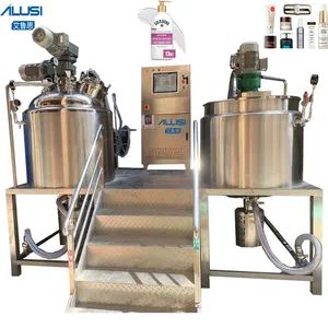 Stainless Steel Ointment Cream Homogenizer Blend Vacuum Emulsifyinge Face Scrub Mixing Machine - Image 1