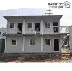 Factory Sale Wholesale Steel Prefab Container Modular Prefabricated Office House for Worker Dormitory Camp Construction Site Cabin - Image 1