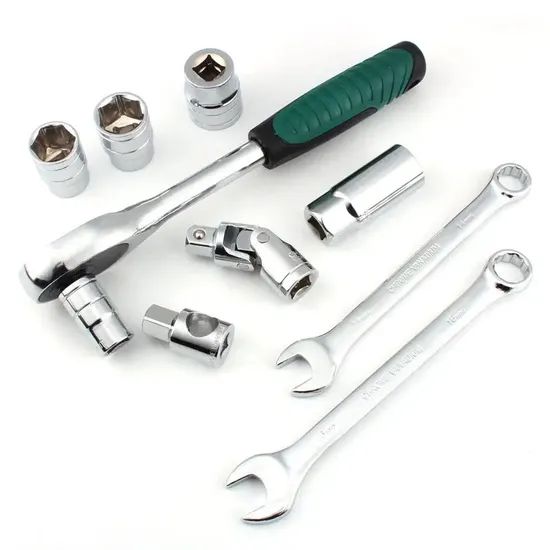 Wholesale Household Auto Repair 37PCS Heavy Duty Socket Wrenches Set Hand Tools Set - Image 3