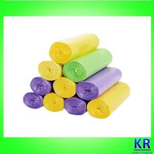 Flat Garbage Bags on a Roll Age Adult Capacity > 10L Handle Drawstring HS Code 3923210000 Customized Available Model NO. KARRY-0131 - Image 3