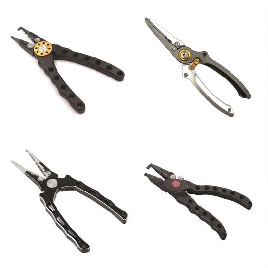 Professional OEM Factory Aluminum Fishing Pliers Withcomfortable Spring Loaded Handes - Image 4