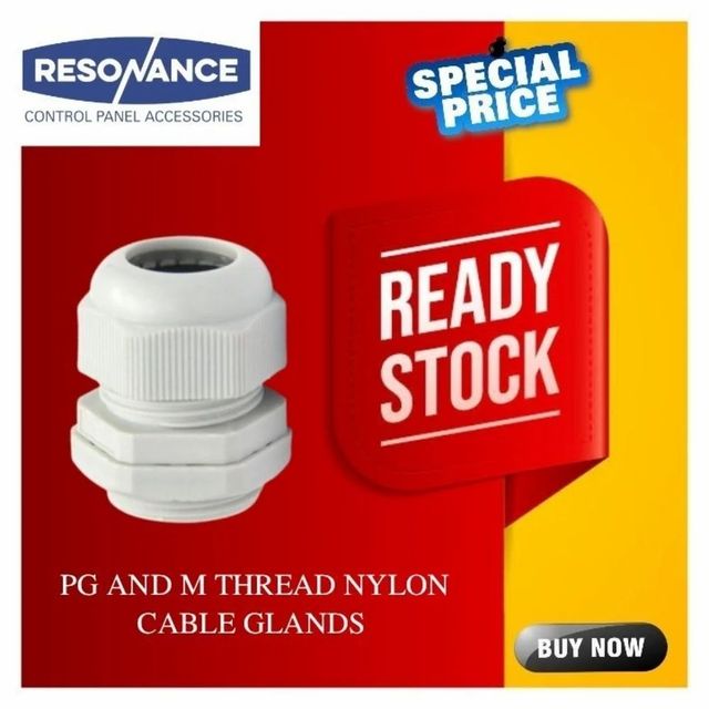 Nylon Pg Cable Gland, IP 68 Brand Bharat Strength High Material Nylon IP Rating IP 68 Head Shape Round Thread Model PG - Image 1