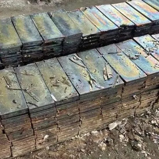 Bismuth Metal Ingots Bi for Electronics Shape Lump Form Bi2O3 Origin China Trademark Rui Chuang Model NO. Bismuth ingot Specification 400× 140× - Image 2