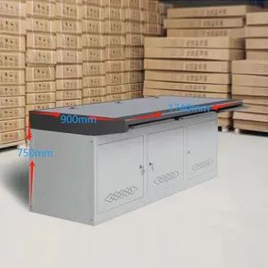 Galvanized Sheet Material Software Updates Steel Ergonomic Control Room Console - Image 5