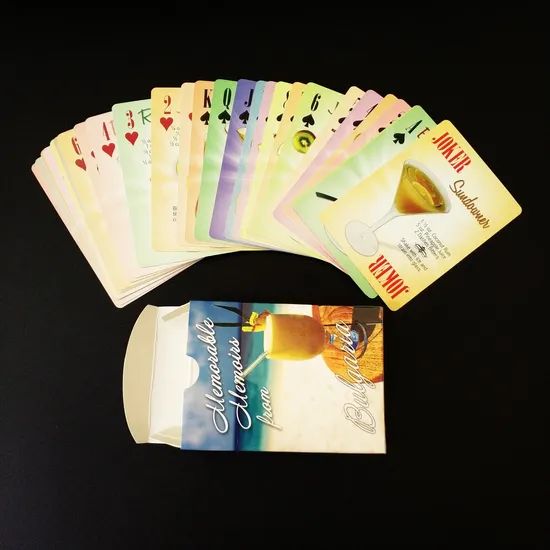 Customized Black Core Paper/Plastic Playing Cards with Personal Designs - Image 2