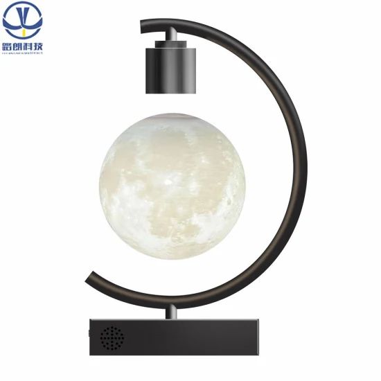 New Magnetic Levitating Moon Lamp Floating Levitation LED Light Bulb Table Lamps - Image 4