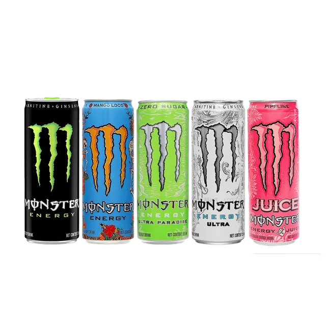 Monster Energy Drink Original, Loco Mango, Pineline, Ultra, Paradise 355ml x 24 Cans - Image 1