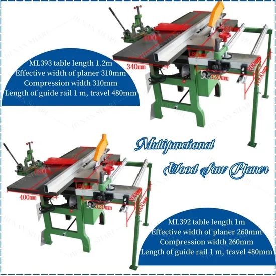 SR-MGJC Wood Planer Machine 2.2kw 6-120mm 310mm 190kg 1Y CE Origin China Cutter Shaft - Process Type - Weight (Kg) 190 Working Width - - Image 3