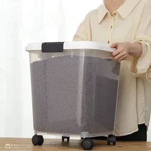 Airtight Food Storage Containers Plastic Cereal Containers Kitchen Pantry Organizer Storage Containers - Image 5