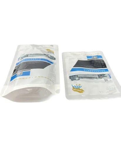 Three-Side Sealing Double Stand up Zipper Pouch Plastic Bag Making Machine - Image 3