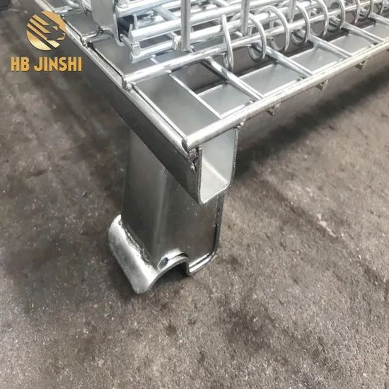 Foldable Galvanized Wire Mesh Container Storage Cages - Image 6