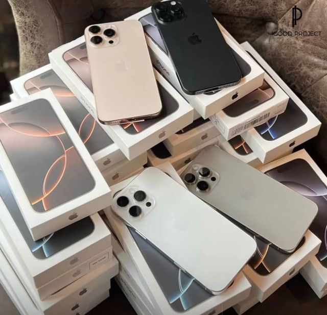 New Apple iphone 16 pro max factory unlocked smart phone authentic original sealed in box with warranty buy 2 get 1 free - Image 1